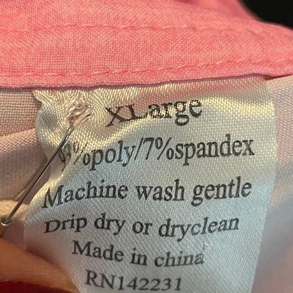 NWOT RipSkirt Length 2 Hawaii Swim Wrap Hook Loop Size XL Pink - Picture 5 of 6